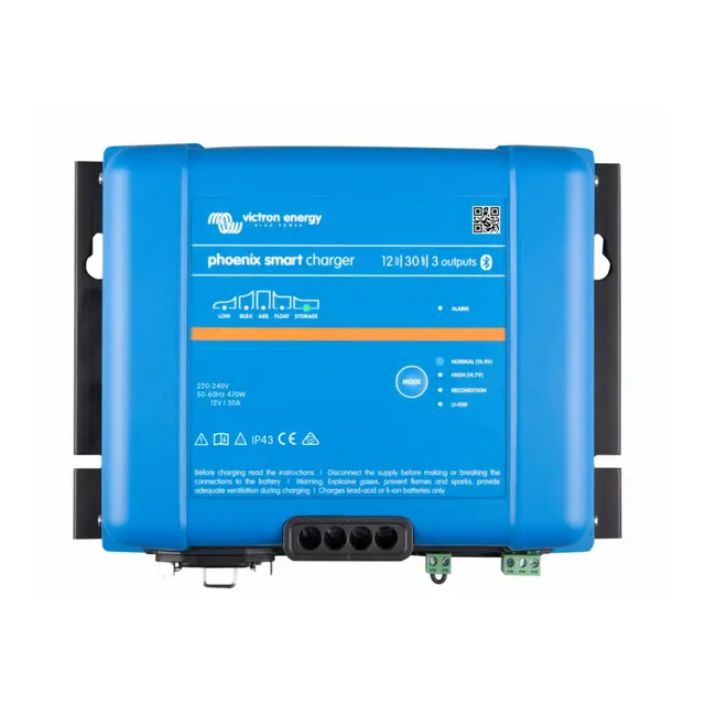 VICTRON Phoenix Smart IP43 Batterilader 24V - 16A - 3 kanaler 