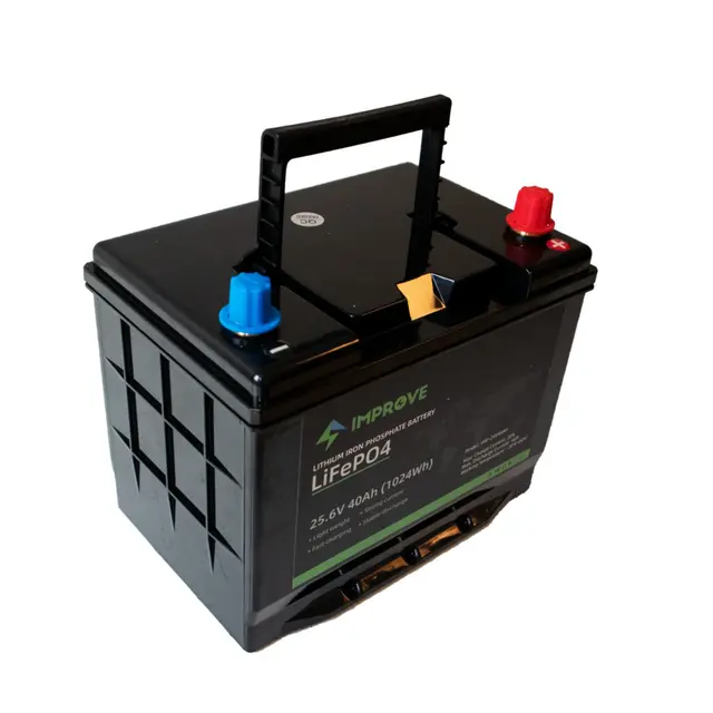 IMPROVE Lithium Batteri 24V 40Ah (LiFePO4) BMS 40A 