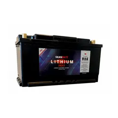 SKANBATT  Lithium HEAT PRO &#39;Ultra&#39; 12V 98AH - CAN Bus - 400A 8 &#229;rs garanti