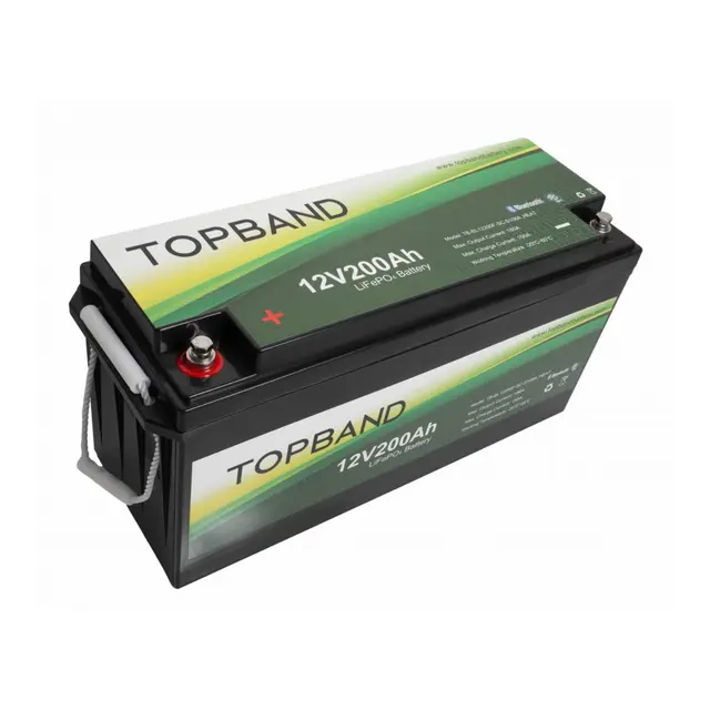 Topband Lithium Heat PRO - 12V 200ah 200a BMS - Bluetooth og Varme 