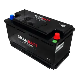 SKANBATT&#160;Base Lithium - 12V 150Ah Heat 150A BMS - 355x175x188mm - BT- Bobil