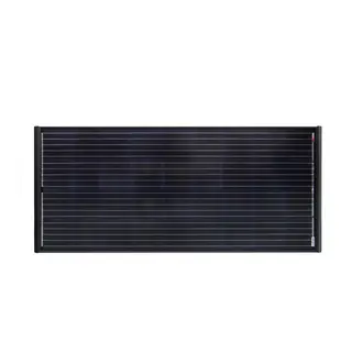 SKANBATT Aero 150w panel med 7M kabel og fastmonterte spoilere - Slim