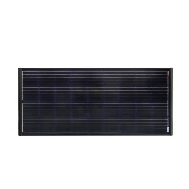 SKANBATT Aero 150w panel med 7M kabel og fastmonterte spoilere - Slim 