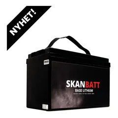 SKANBATT&#160;Base Lithium - 12V 100Ah 100A BMS -&#160;326x173x215mm