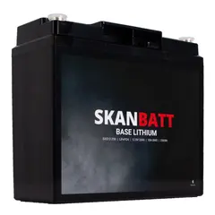 SKANBATT Base Lithium - 12V 20Ah 30A BMS Bluetooth - 3 Års garanti