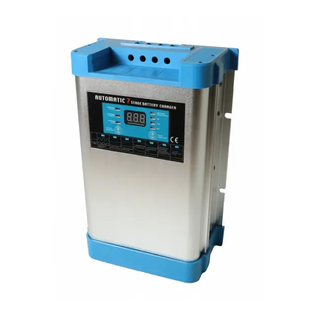 Smart Battery Charger 7-stegs 60A Elektronisk Batterilader 12V - 2 Kanaler 