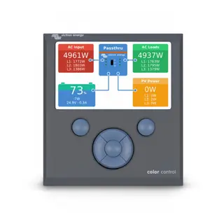 VICTRON Color Control GX interface Sentral for Victron enheter