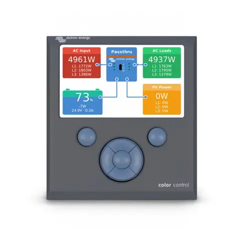 VICTRON Color Control GX interface Sentral for Victron enheter