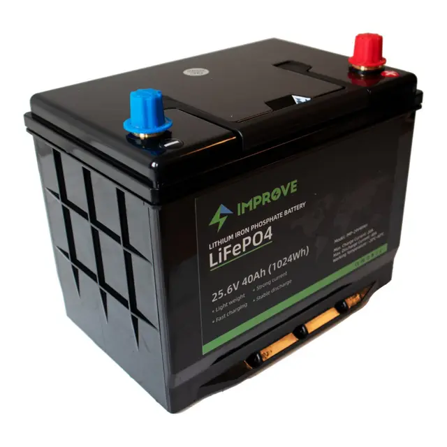 IMPROVE Lithium Batteri 24V 40Ah (LiFePO4) BMS 40A 