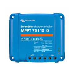 VICTRON  SmartSolar MPPT 75/10 12/24V m/ bluetooth - 10A