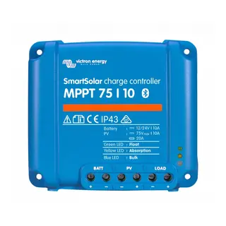 VICTRON  SmartSolar MPPT 75/10 12/24V m/ bluetooth - 10A