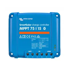 VICTRON  SmartSolar MPPT 75/15 12/24V m/ bluetooth - 15A