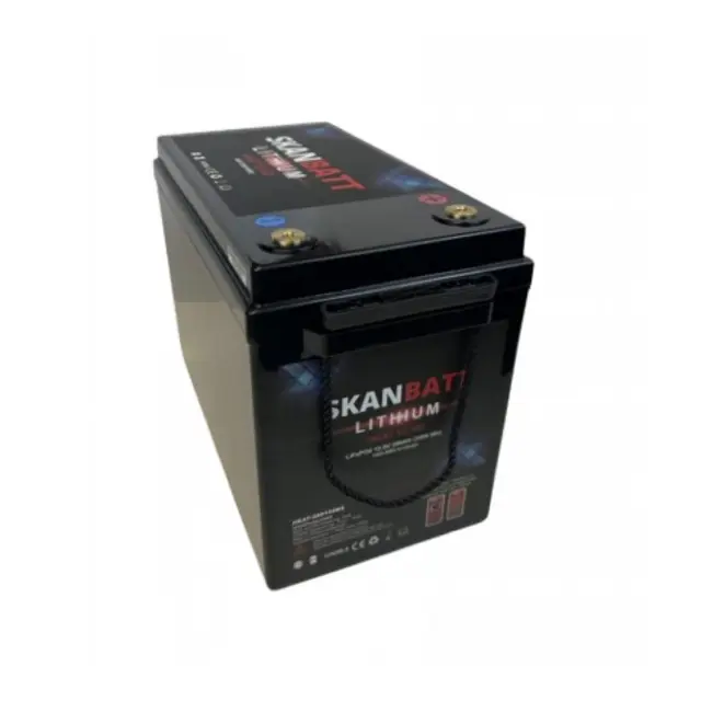 SKANBATT V2 Lithium Heat Batteri  280ah 12V med 150a BMS og Bluetooth 