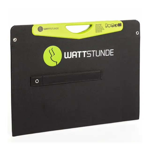 WATTSTUNDE 100W SolarBuddy  WS100SB solar bag med USB-tilkobling 