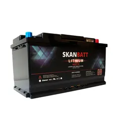 SKANBATT V2 Lithium Heat Batteri 165ah 12V med 200a BMS - Bobil - Bluetooth
