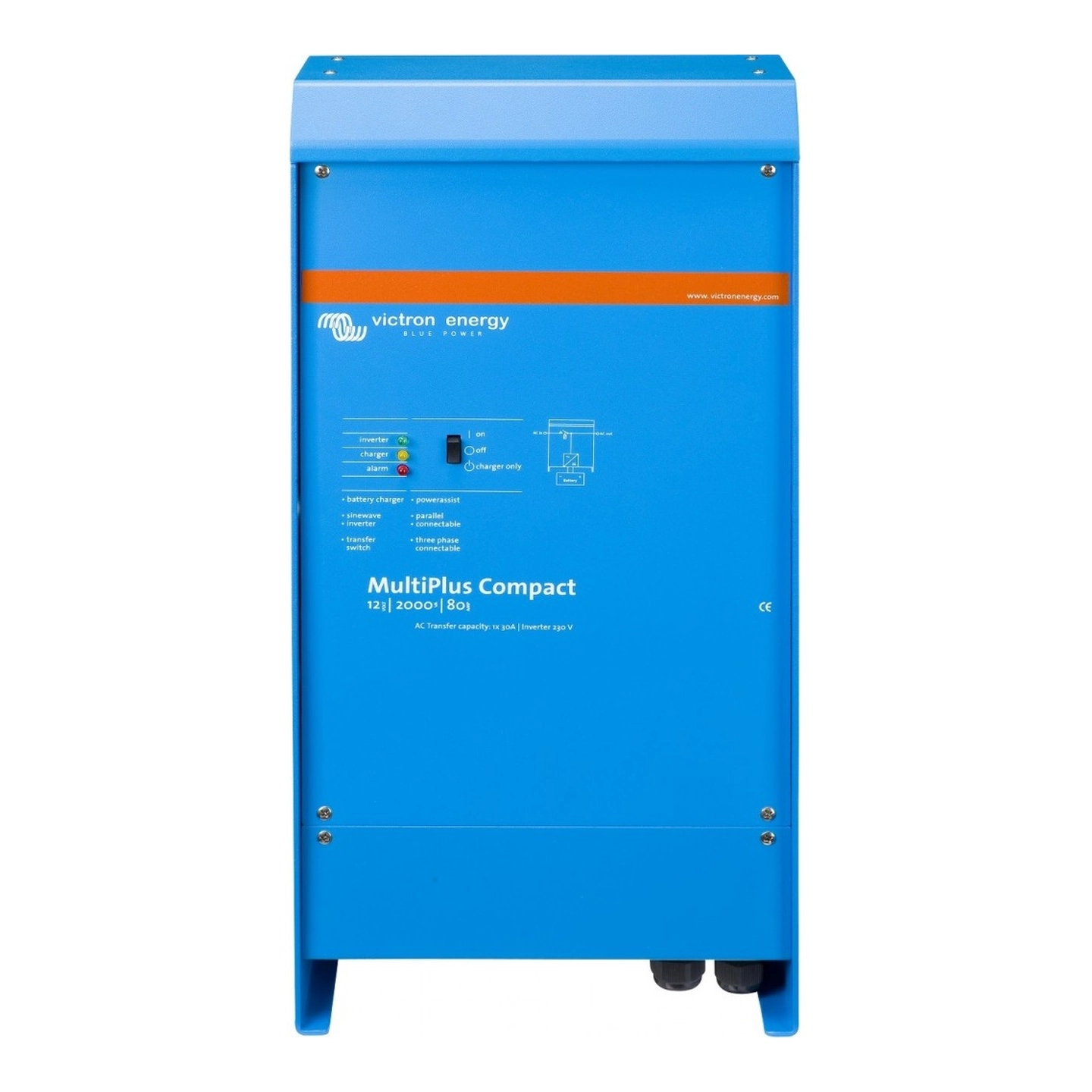 VICTRON  MultiPlus C12/2000/80 Kombi inverter 2000W og lader 80A