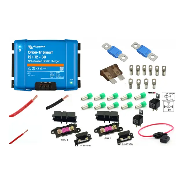 VICTRON Fricampingpakke m/ 30A dynamo hurtiglader 
