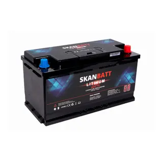 SKANBATT V2 Lithium HEAT Batteri 180Ah 12V - 150A BMS - Bobil - Bluetooth