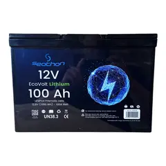 SEATHON EcoVolt Lithium batteri 100 Ah 12V - 100A BMS