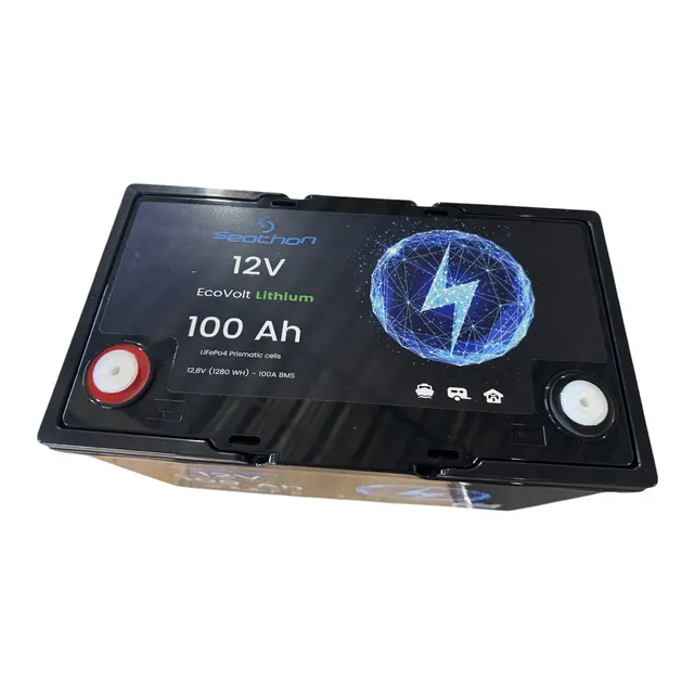 SEATHON EcoVolt Lithium batteri 100 Ah 12V - 100A BMS 