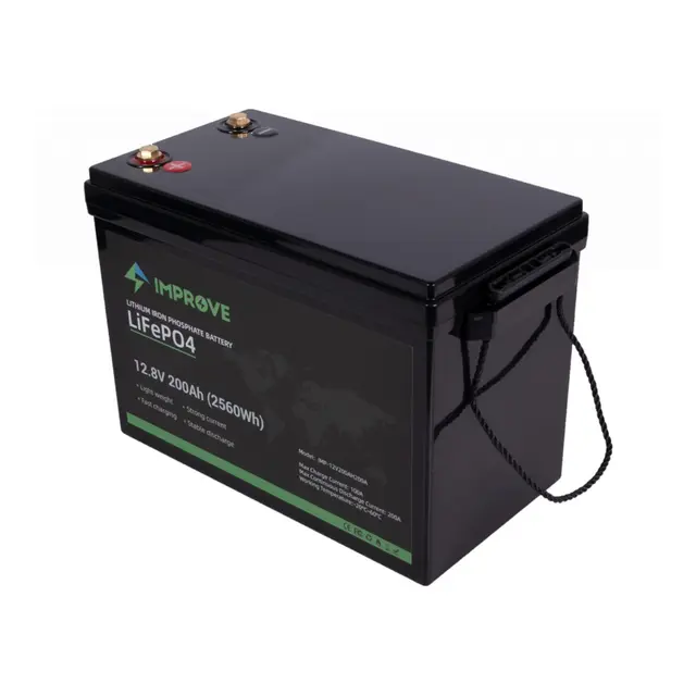 IMPROVE Lithium Batteri 12V 200Ah LiFePO4 BMS 200a 