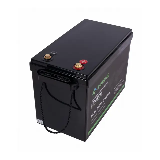 IMPROVE Lithium Batteri 12V 200Ah LiFePO4 BMS 200a 