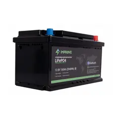 IMPROVE Lithium Batteri 12V 160Ah (LiFePO4)  - Bobil - Heat - Bluetooth