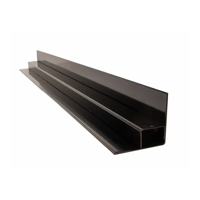 Festebrakett til solcelle takmontering 67cm (sett med 2 stk) - Aluminium (sort) 