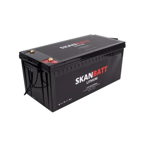 SKANBATT Lithium Batteri 200Ah - 24V BMS 200A