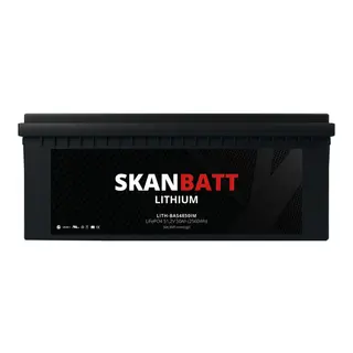 SKANBATT Lithium Batteri 48V 50ah 50ABMS (483x170x240mm) - Ip67
