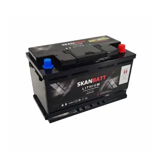 SKANBATT Lithium Start / forbruksbatteri 12V 60Ah 900ca - Bluetooth