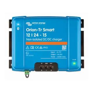 VICTRON Orion TR Smart DC-DC Lader 12&gt;24v 15A (Ikke isolert)