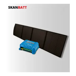 SKANBATT Solcellepakke - 220w Sammenleggbart - Victron Mppt 15A