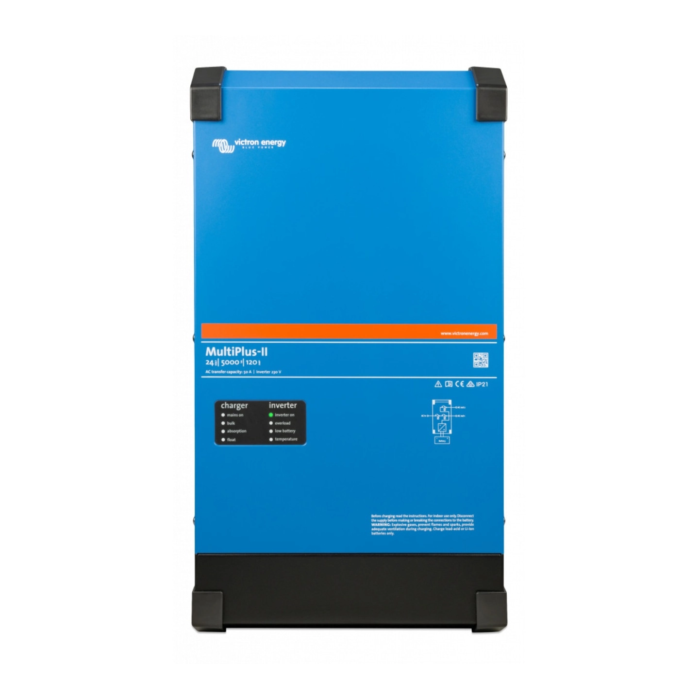 VICTRON Multiplus-II C12/5000/220-50 kombi inverter og lader