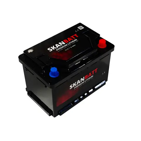 SKANBATT Premium Lithium - 12V 100Ah 100a BMS Bluetooth - Heat -8 Års garanti