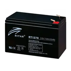 RITAR AGM Batteri 12V 7AH 151x65x94mm F1