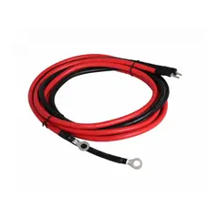 SKANBATT Kabelsett regulator til batteri 2m - 2x6mm2 - m/ 8mm &#248;yer