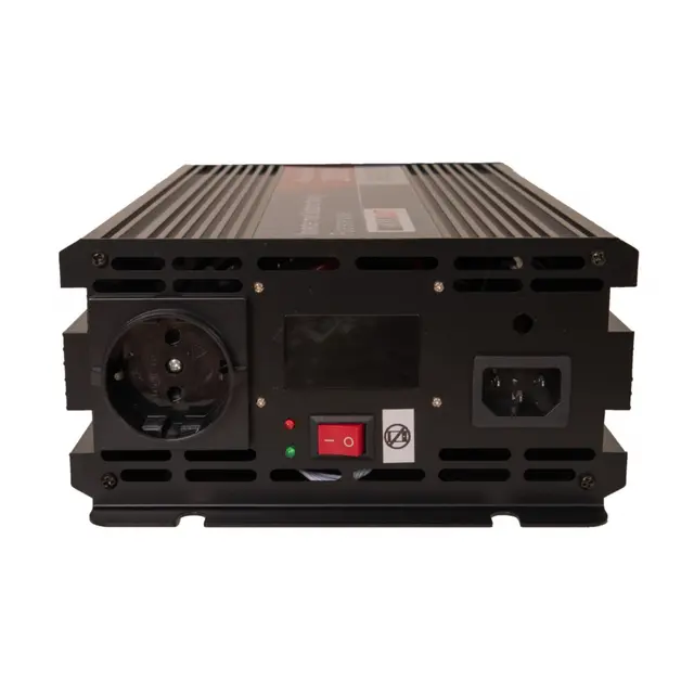 SKANBATT Inverter 12V 1000w Ren Sinus Nettprioritering og Trådløs Fjernk. 