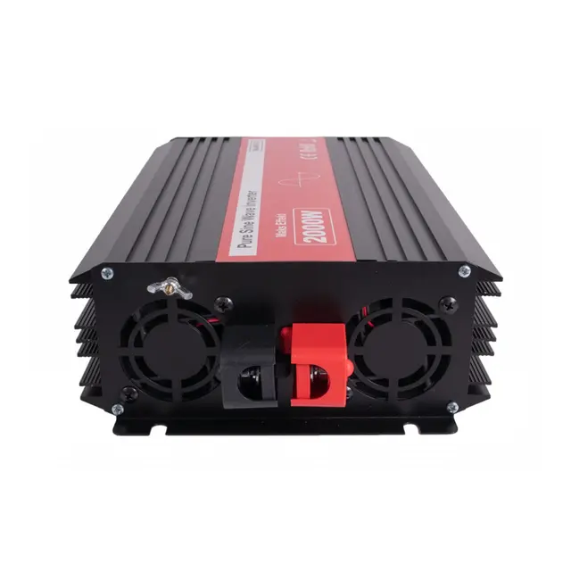 SKANBATT Inverter 12V 2000w Ren Sinus m/Kablet Fjernkontroll 