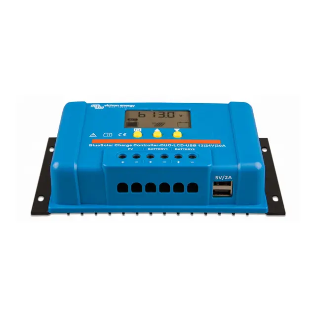 VICTRON BlueSolar PWM Duo-lcd&usb 12/24v-20a 