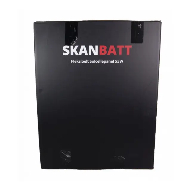 SKANBATT Fleksibelt Solcellepanel 55W - Etfe- 540x680x3mm 