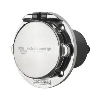VICTRON Power Inlet 16A stainless steel with cover CEE
