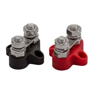 VICTRON Dual terminal stud M8-linked sett (1 r&#248;d/1 sort)