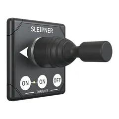 SLEIPNER Kontrollpanel - Joystick 12/24V - Firkantet - Sprutsikker - sort