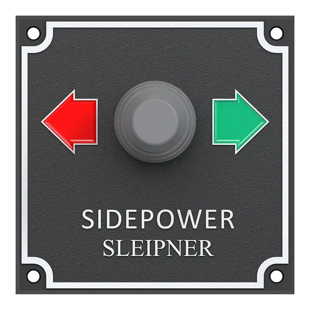 SLEIPNER Joystickpanel u/lås 12/24V 3-leder system 
