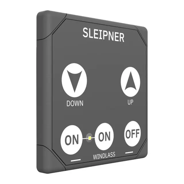 SLEIPNER Kontrollpanel ankervinsj grå - touch - 12/24V 