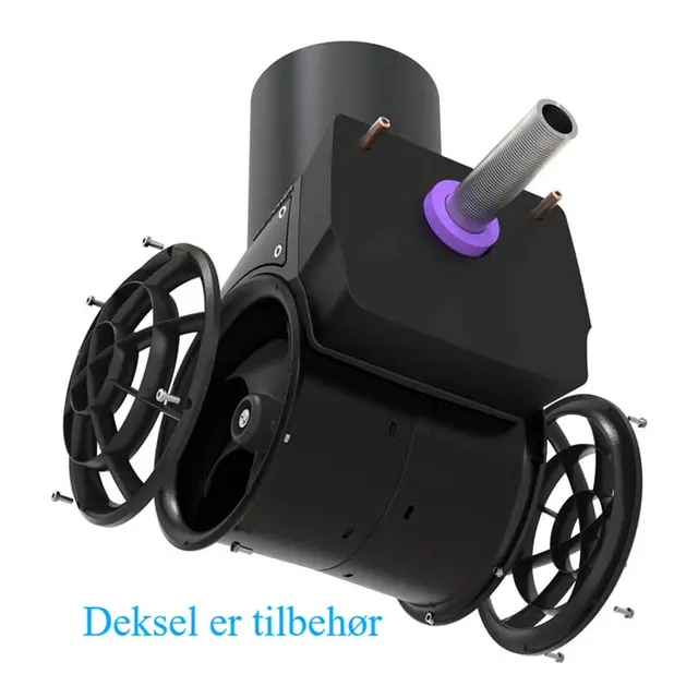 SLEIPNER Hekkthruster SX35 - 12V 2,4Hk - 150mm akterspeil - Ø140mm tunnel 