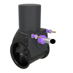 SLEIPNER Hekkthruster SX35 - 12V 2,4Hk - 50mm akterspeil - &#216;140mm tunnel
