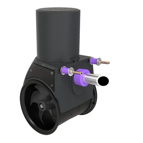 SLEIPNER Hekkthruster SX35 - 12V 2,4Hk - 50mm akterspeil - &#216;140mm tunnel