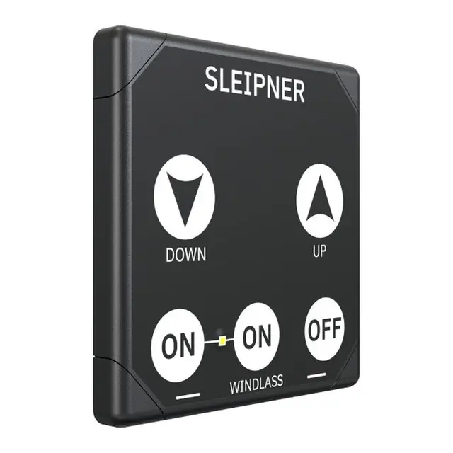 SLEIPNER Kontrollpanel ankervinsj sort  touch - 12/24V 